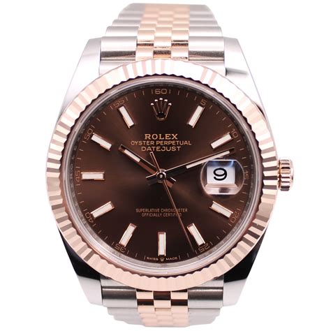 rolex color chocolate|rolex datejust 41mm chocolate dial.